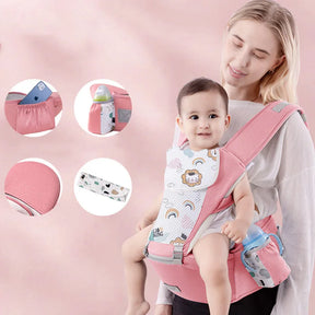 Canguru Ergonômico com Assento para Bebê