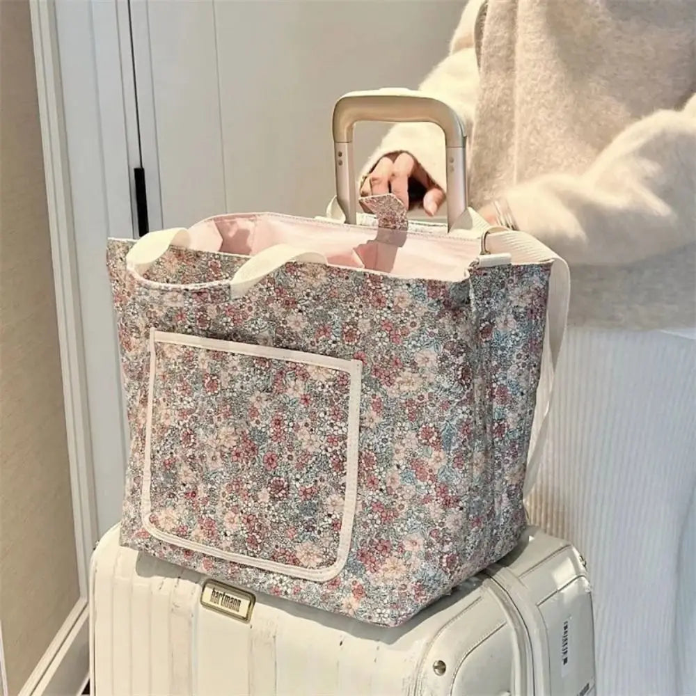 Bolsa Diaper Floral para Mães | Espaçosa e Moderna