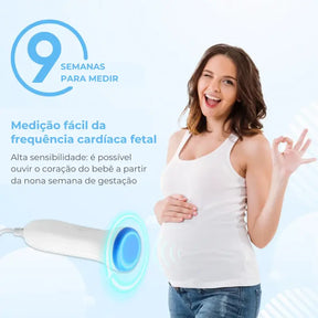 Detector Fetal de Frequência Cardíaca - Monitore o Coração do Seu Bebê